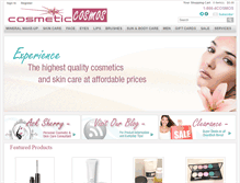 Tablet Screenshot of cosmeticcosmos.com